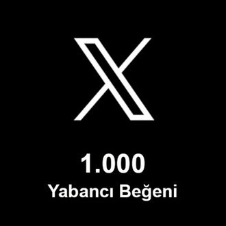 1.000 Yabancı Beğeni