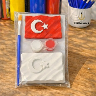 Türk Bayrak Boyama Seti
