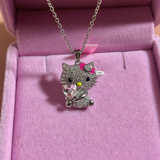 HELLO KITTY KOLYE ( ÇELİK )