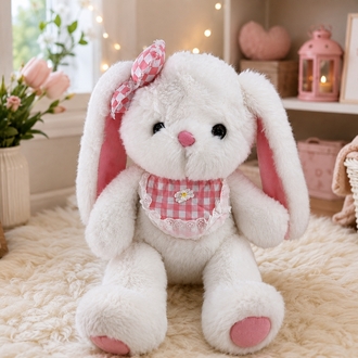 SEVİMLİ PELUŞ TAVŞAN ( 40 cm )
