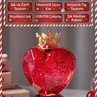 KRALİYET KALP GECE LAMBASI 
