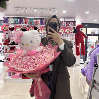 BÜYÜK BOY HELLO KİTTY BUKET