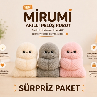 MİRUMİ AKILLI PELUŞ ROBOT (sürpriz paket)