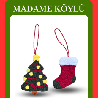 2'li Ağaç Süsü