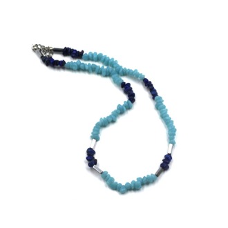 Lapis Lazuli & Aquamarine for Strength and Serenity – Handmade