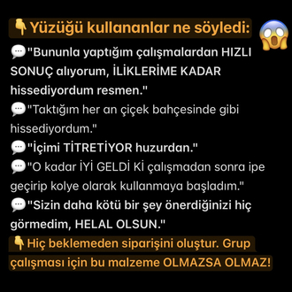 KÂİNAT YÜZÜĞÜ • Hızlı sonuç içerir