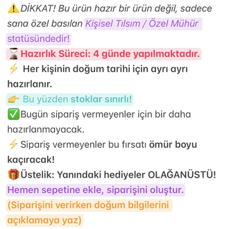 7 Baş Melek Koruyucu Tılsım Anahtarlık - Doğum tarihinize özel kodlanıyor! - Özel İşleme
