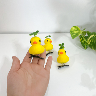 Sprouting duck Hair Clip