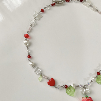 Strawberry necklace