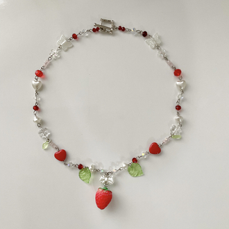 Strawberry necklace