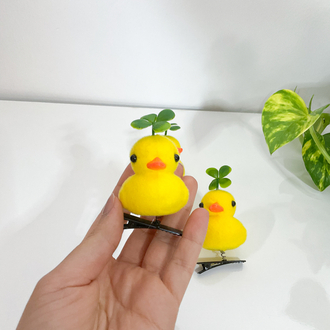 Sprouting duck Hair Clip