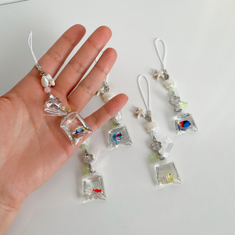 Fish bag trinket 
