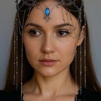 Lacivert Arwen Tacı