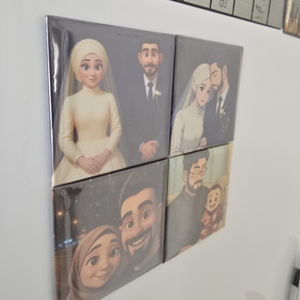 Animel Ghabili Özel Tasarım 6'lı (Kişiye Özel)