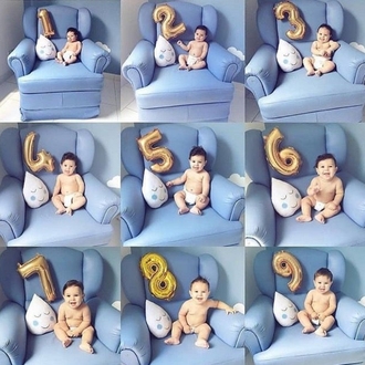 12 Aylık Bebek Gelişim Magnet Seti