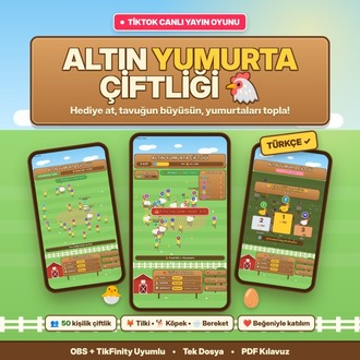 ALTIN YUMURTA ÇİFTLİĞİ – TikTok LIVE Hediye Oyun