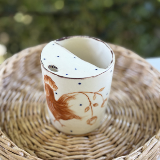 Iced coffee cup