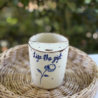 Iced coffee cup