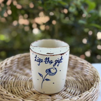 Iced coffee cup