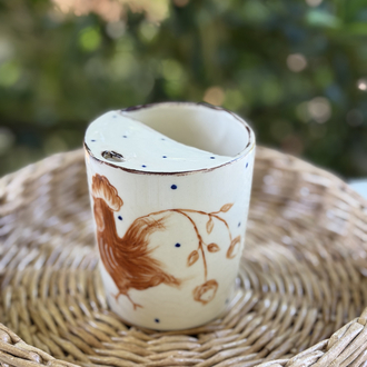 Iced coffee cup