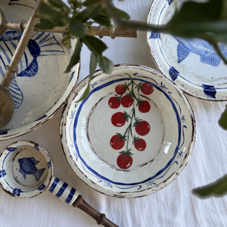 Salkım Yemek/Salata Tabağı