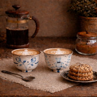 Teddy Bear&Rose Mug (ön sipariş)
