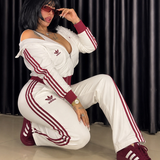 Bordo beyaz Adidas 