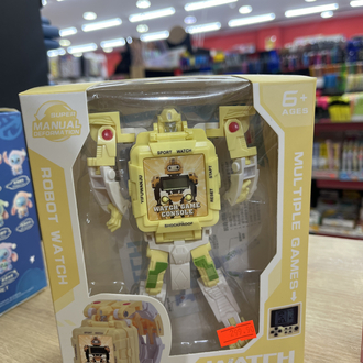 Dönüşebilen Robot Saat Oyun Konsolu