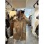 Leopar İçi Peluş Çift Fermuarlı