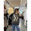 Leopar Detay Sweat Bluz