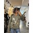 Leopar Detay Sweat Bluz