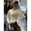 Kalp Detay Oversize Bluz
