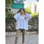 Leopar Detay Oversize Bluz