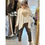 Kalp Detay Oversize Bluz