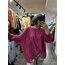 Kolyeli Angora Oversize Bluz