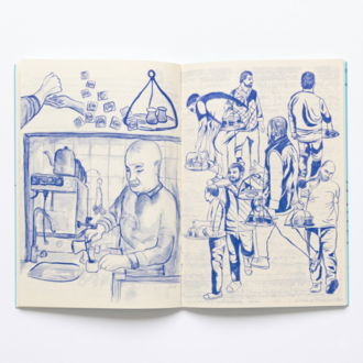 Istanbul Cofee & Tea, Ifeta Mesic (riso print)