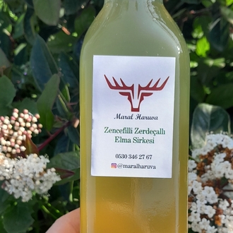 Zencefilli Zerdeçallı Elma Sirkesi