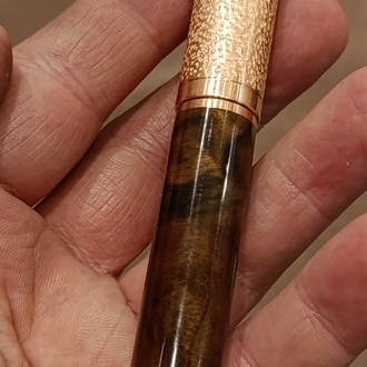 bakır ve ceviz ağacı bespoke kalem