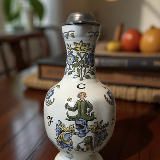 1749 Öncesi Augsburg Esintisi – Alman El Dekoru Sürahi