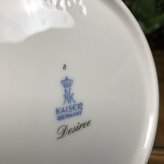 Alman Ak Kaıser Çukur Sunum Tabağı