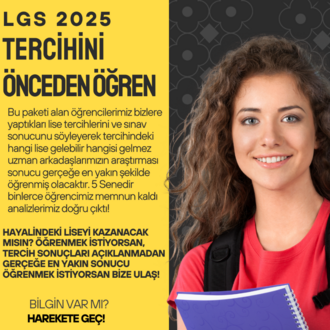 LGS 2025 TERCİH SONUCU ÖĞREN! HANGİ LİSEYİ KAZANACAKSIN ÖĞREN