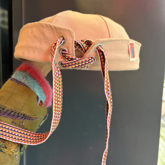Beige Wool Sailor Hat