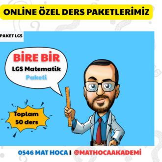 Online LGS Matematik Özel Ders Paketi 
