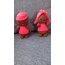 El Yapımı Amigurumi Bebekler Kız-Erkek Siyah-Kırmızı