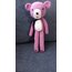 Amigurumi Rl Yapımı Bebek Maymun Koyu Pembe