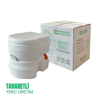 Taharetli Portatif Tuvalet WC 24 Litre