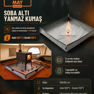çift Katman Kenarları Yüksek Yanmaz Mat