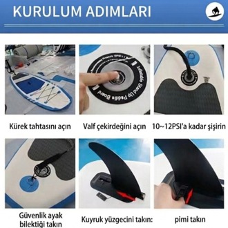 Şişme Sup Board/ Stand Up Paddle Board 320*81*15cm Full Set