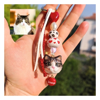 Figürlü çanta charm