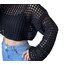 Mini Ajurlu Crop Bluz